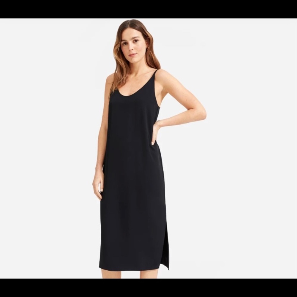 EVERLANE JAPANESE GOWEAVE SLIP DRESS